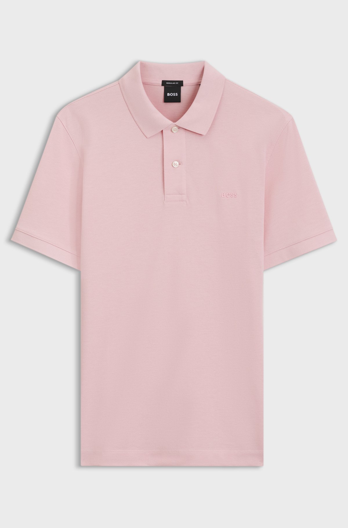 Pallas cotton polo shirt, Light Pink