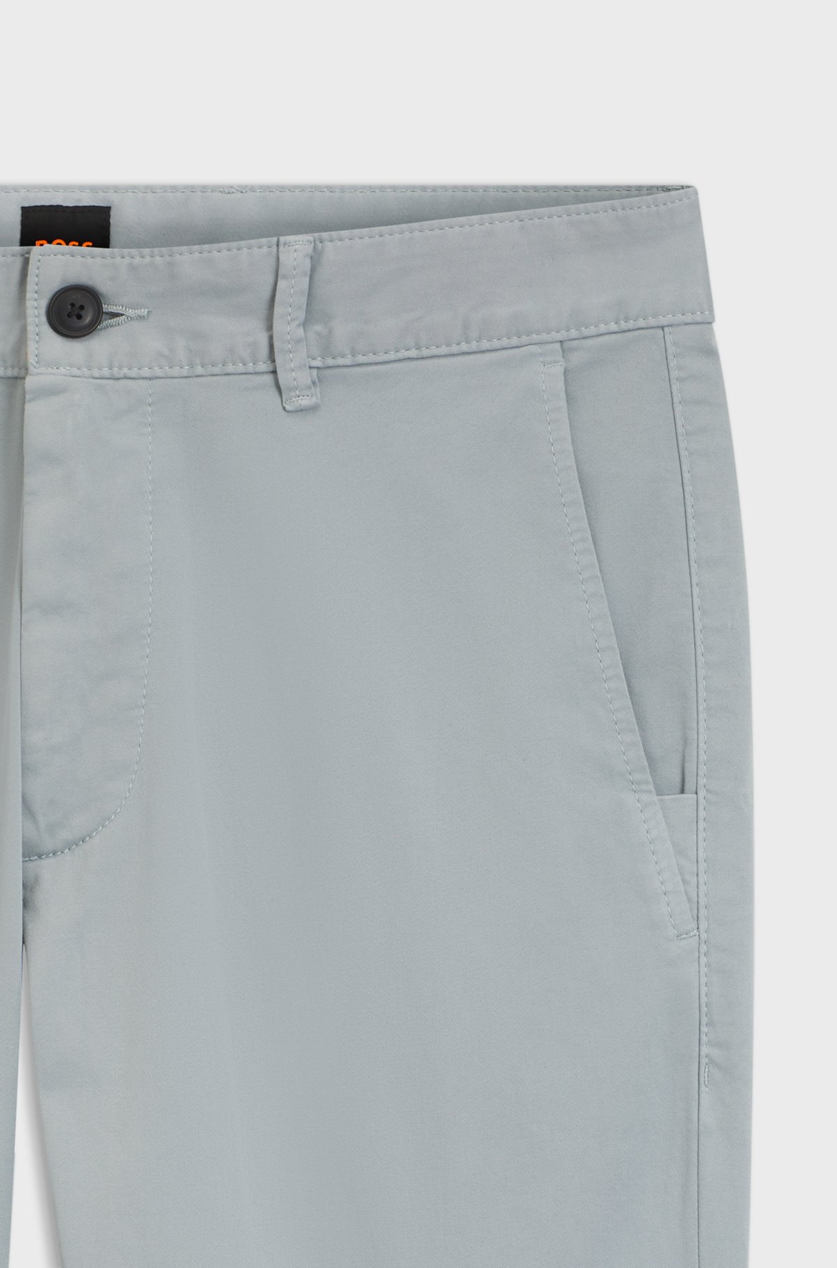 Slim-fit chinos, Light Grey