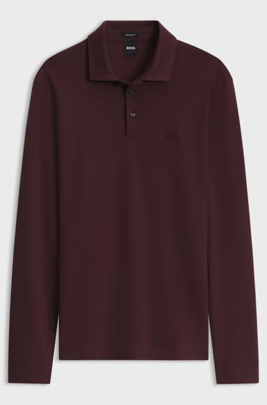 Pallas cotton polo shirt, Dark Brown