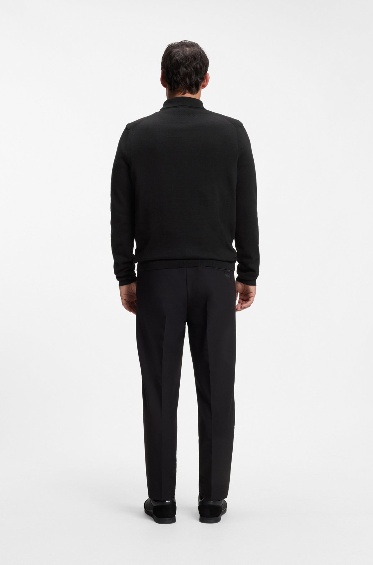 Cotton sweater, Black