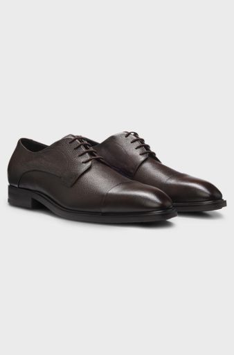 Dressletic leather Oxford shoes, Dark Brown