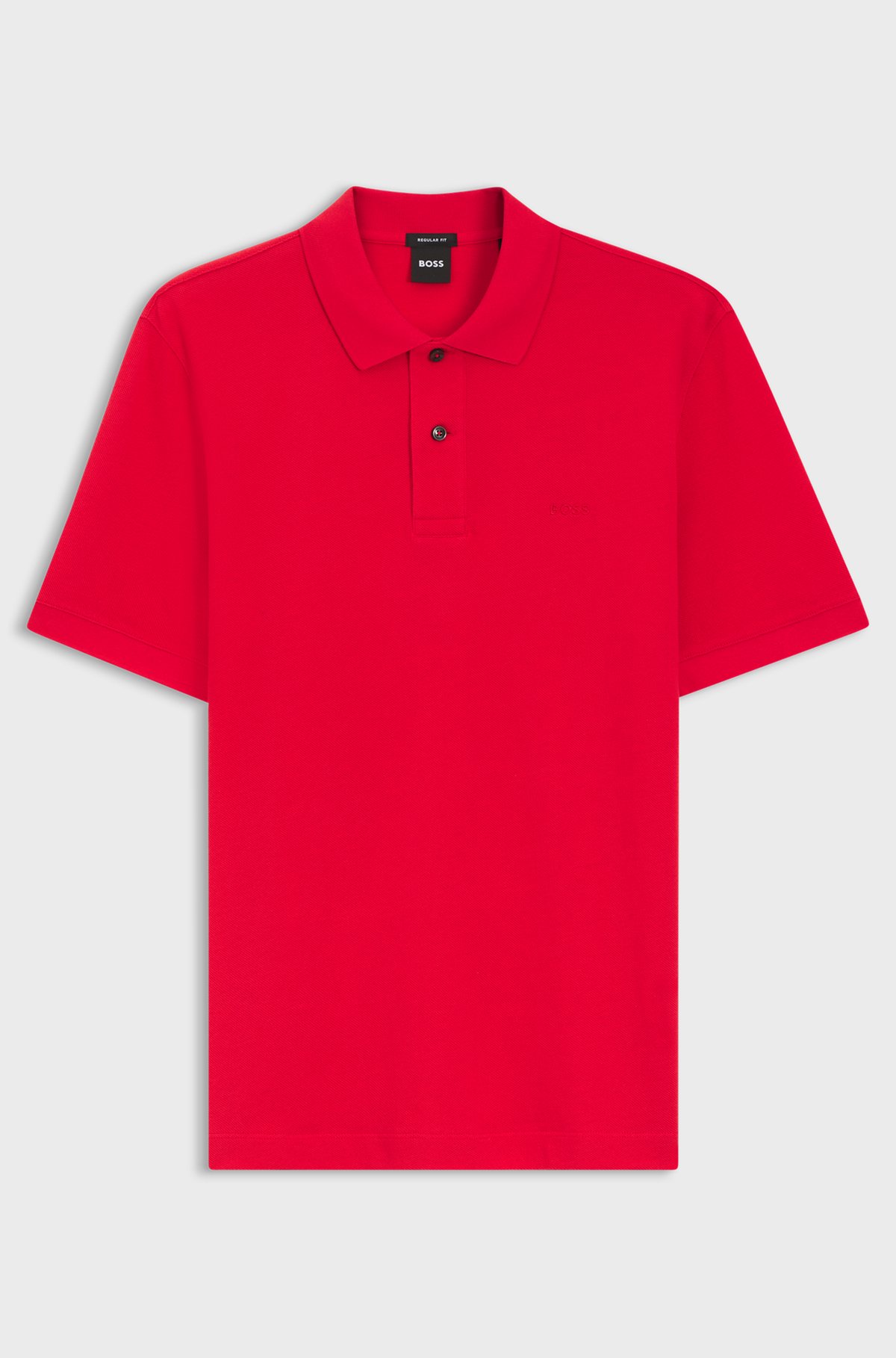 Pallas cotton polo shirt, Red