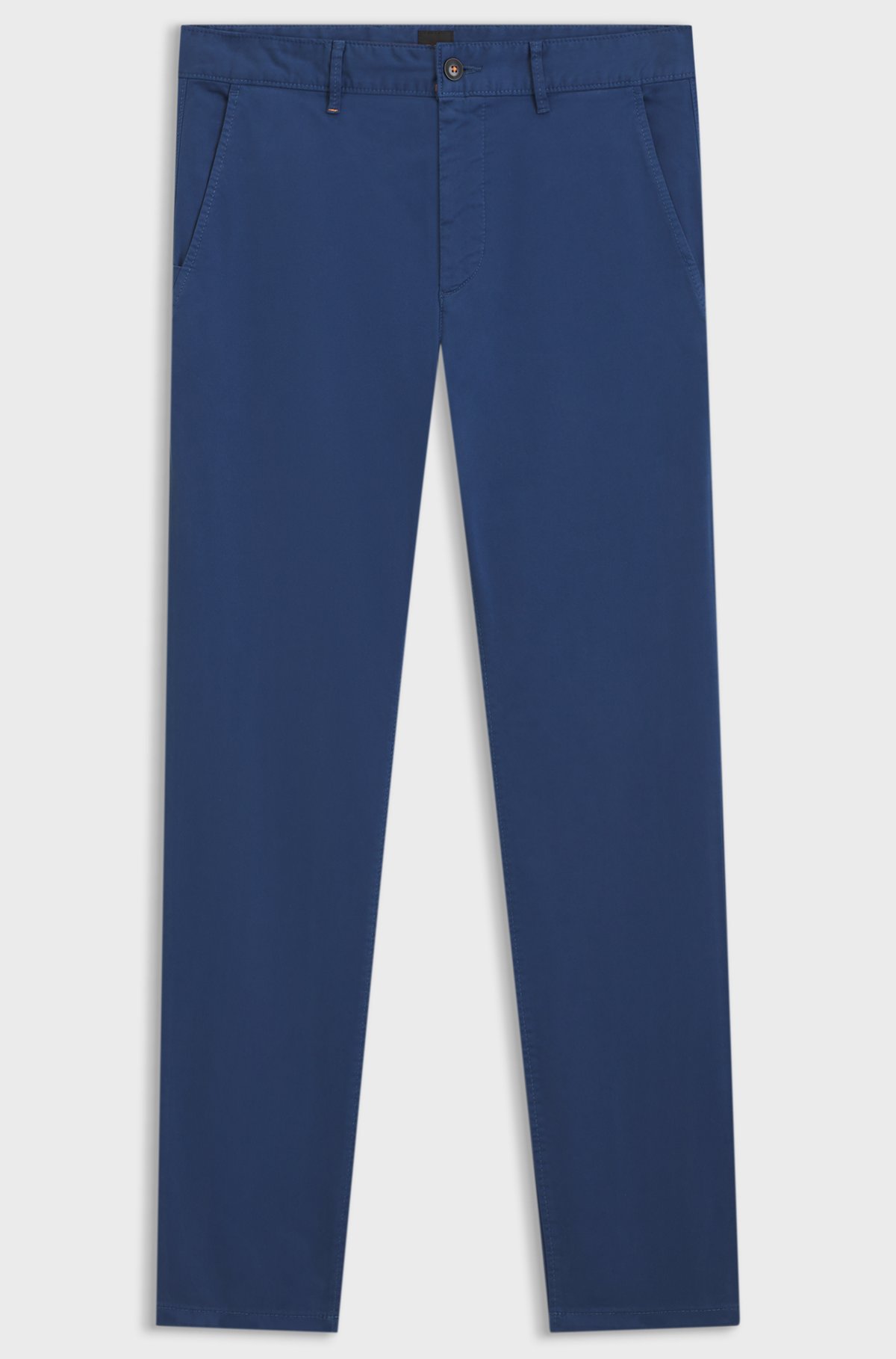 Slim-fit chinos, Blue