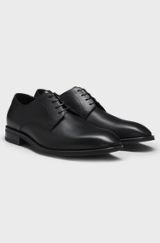 Leather Derby shoes, Black