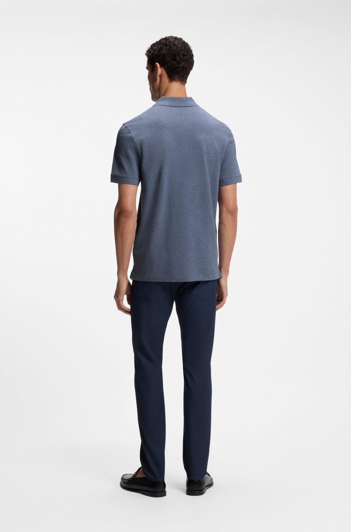 Pallas cotton polo shirt, Blue