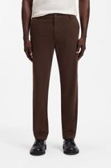 Modern-fit trousers, Dark Brown