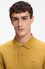 Pallas cotton polo shirt, Gold