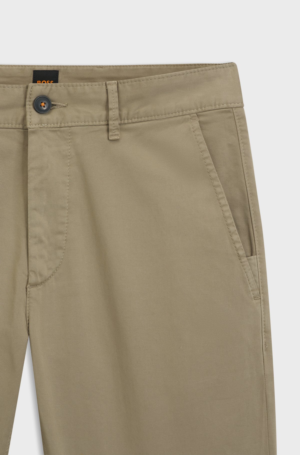 Slim-fit chinos, Beige