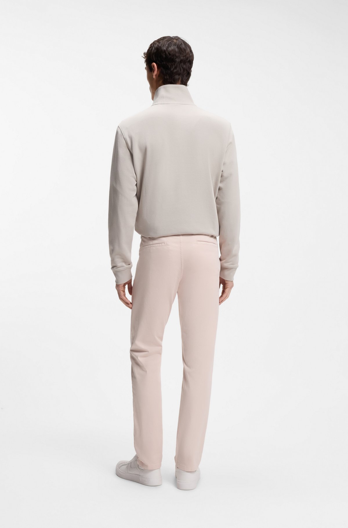Slim-fit chinos, Light Pink