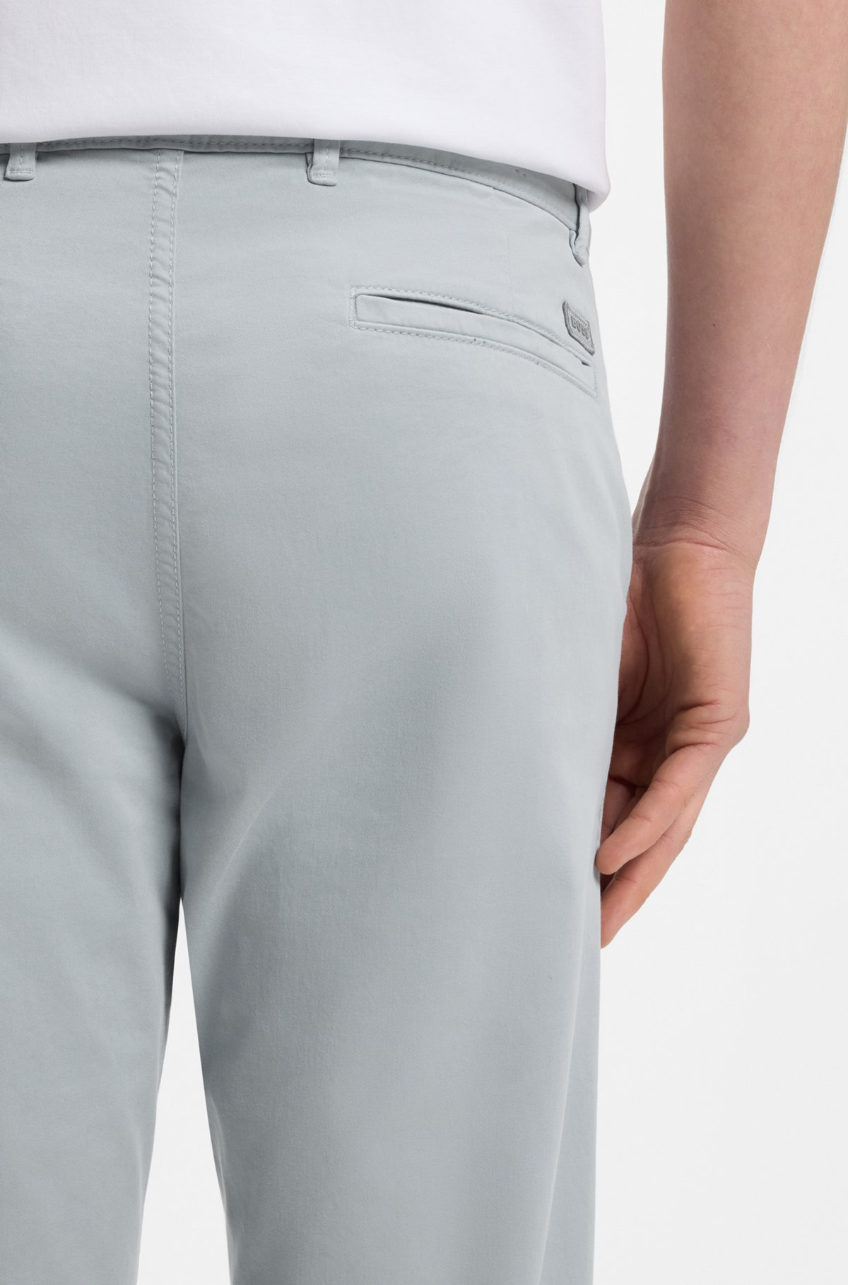 Slim-fit chinos, Light Grey