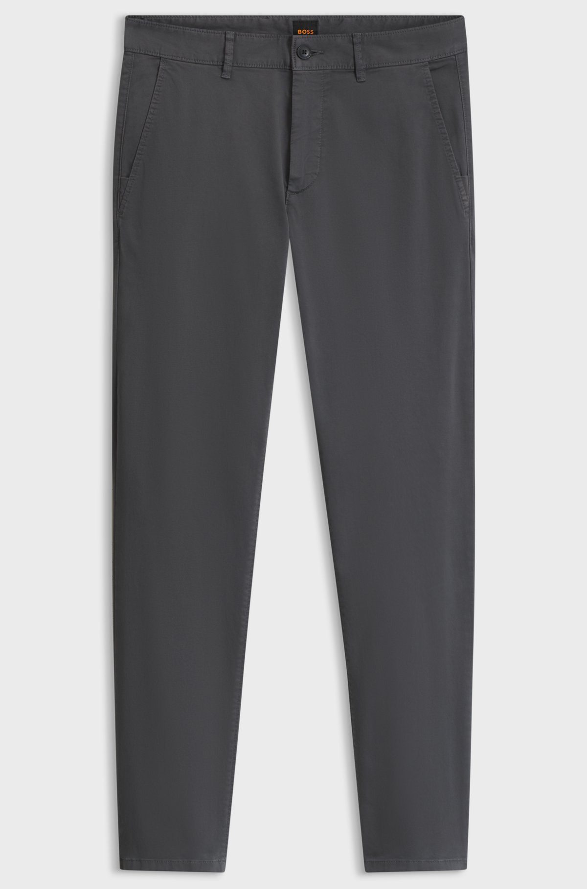 Slim-fit chinos, Dark Grey