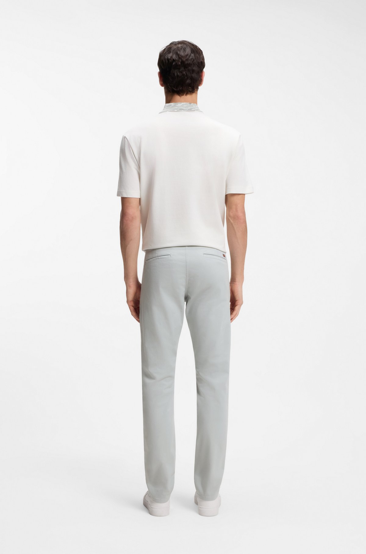 Slim-fit chinos, Light Grey