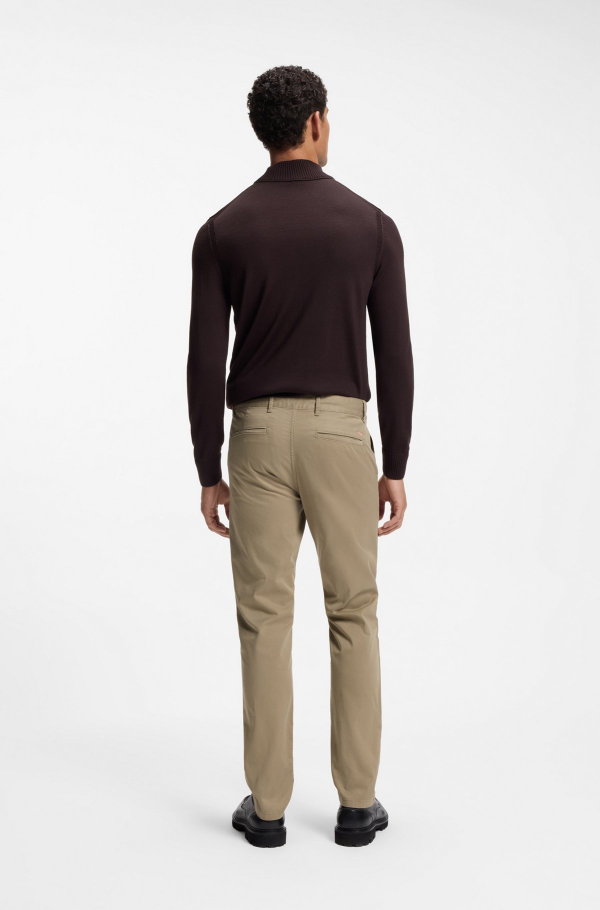 Slim-fit chinos, Beige