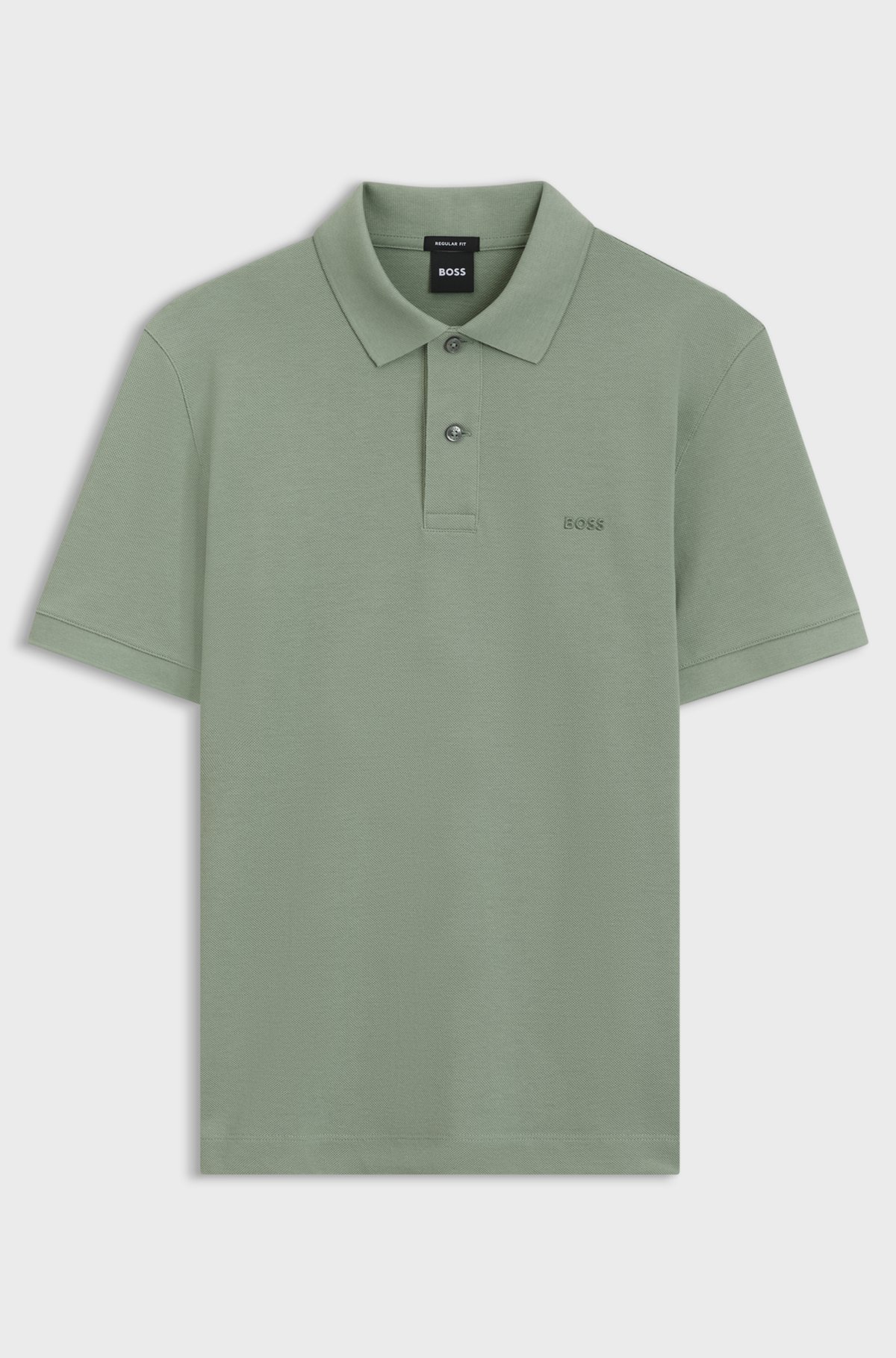 Pallas cotton polo shirt, Light Green