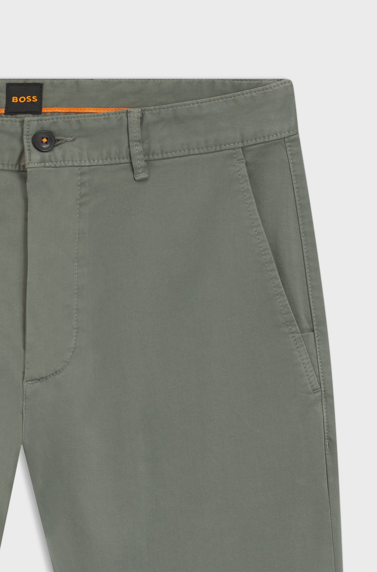 Slim-fit chinos, Light Grey