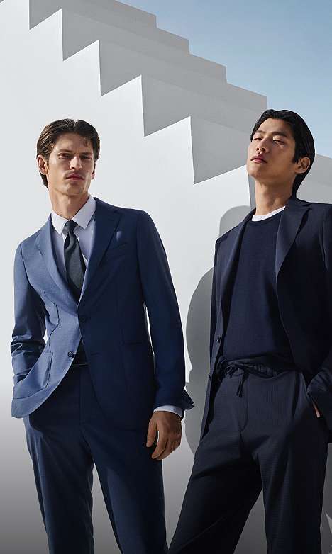 Mix and match suits by Hugo Boss