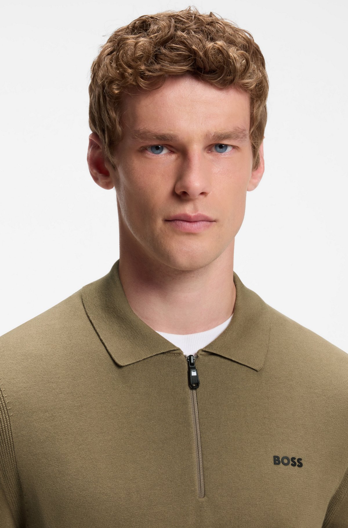 Cotton sweater, Light Brown