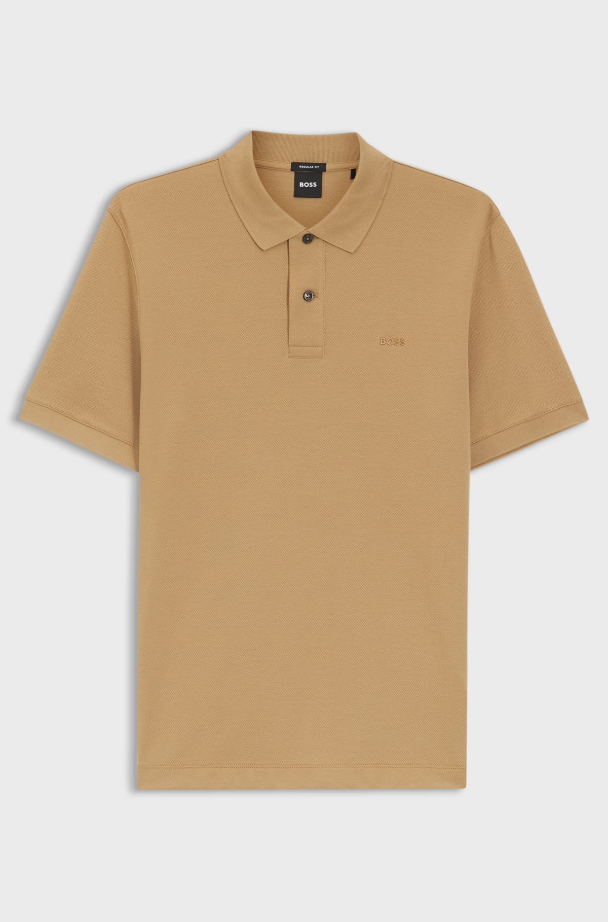 Pallas cotton polo shirt, Beige