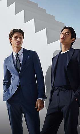 Mix and match suits by Hugo Boss