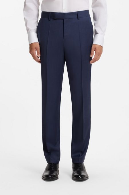 BOSS ONE slim-fit trousers, Blue
