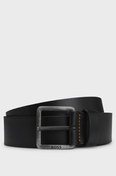 Leather belt, Black