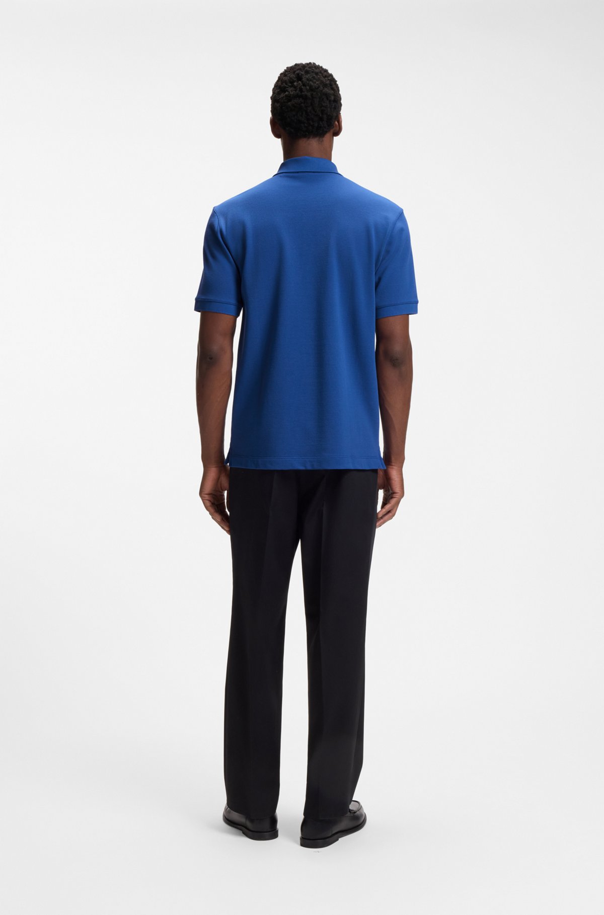 Pallas cotton polo shirt, Blue