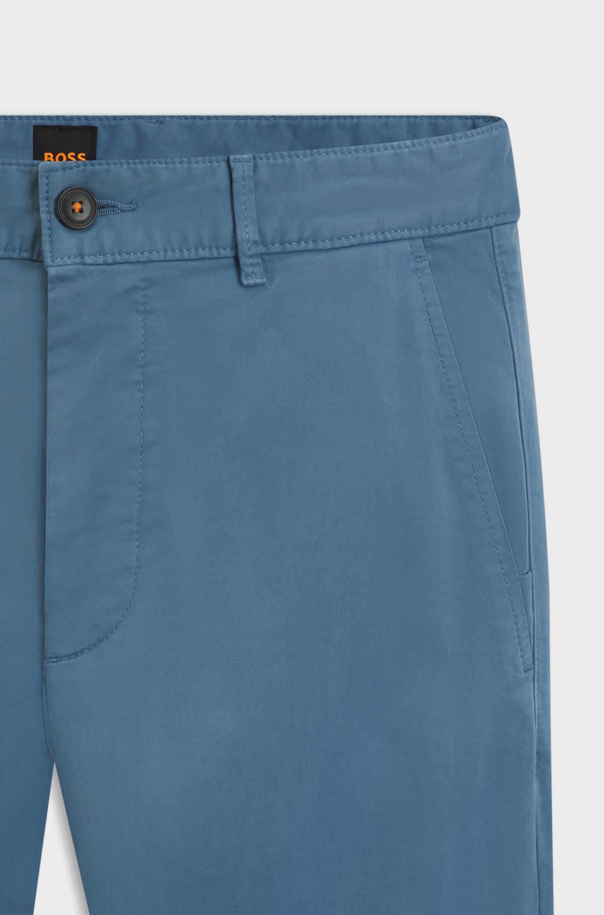 Slim-fit chinos, Light Blue
