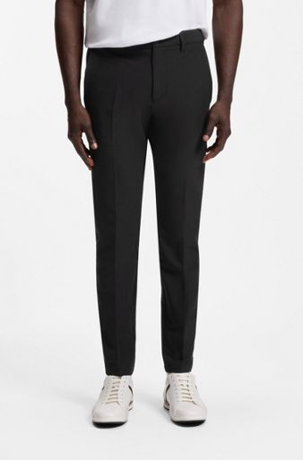 Slim-fit trousers, Black
