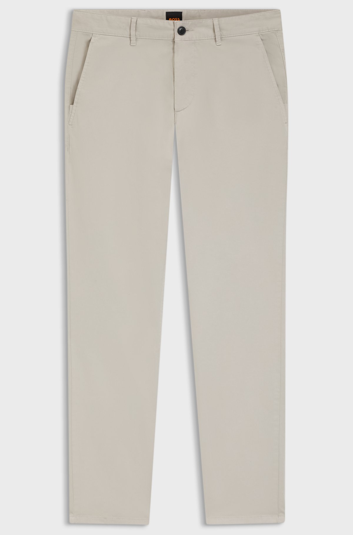 Slim-fit chinos, Light Grey
