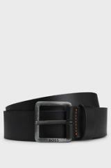 Leather belt, Black