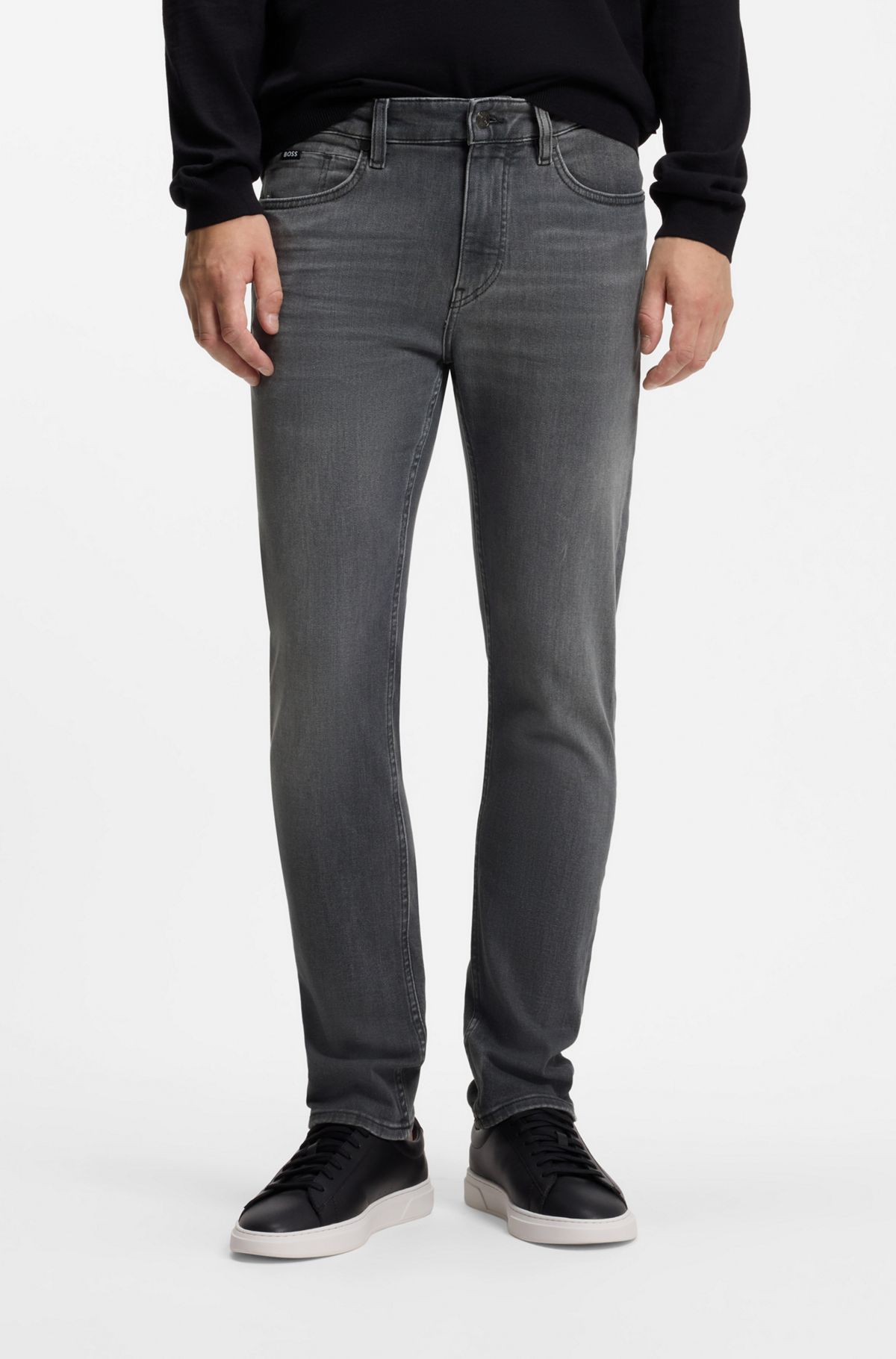 Delaware slim-fit jeans, Grey