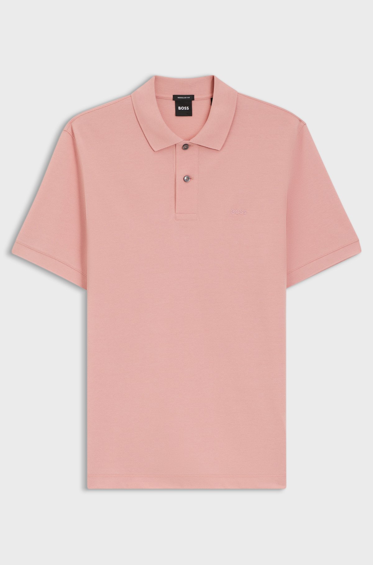 Pallas cotton polo shirt, Light Pink