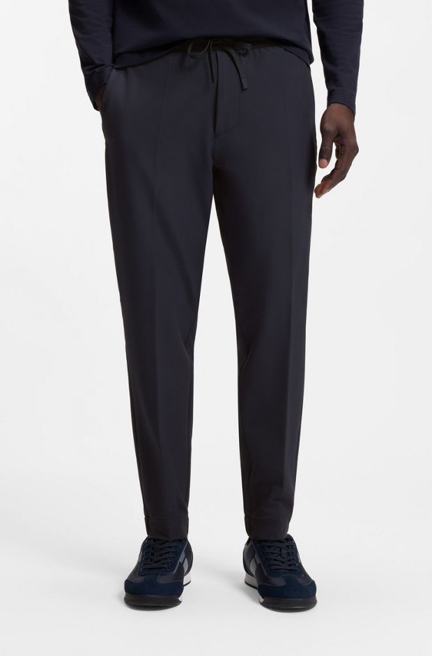 Tapered-fit trousers, Dark Blue
