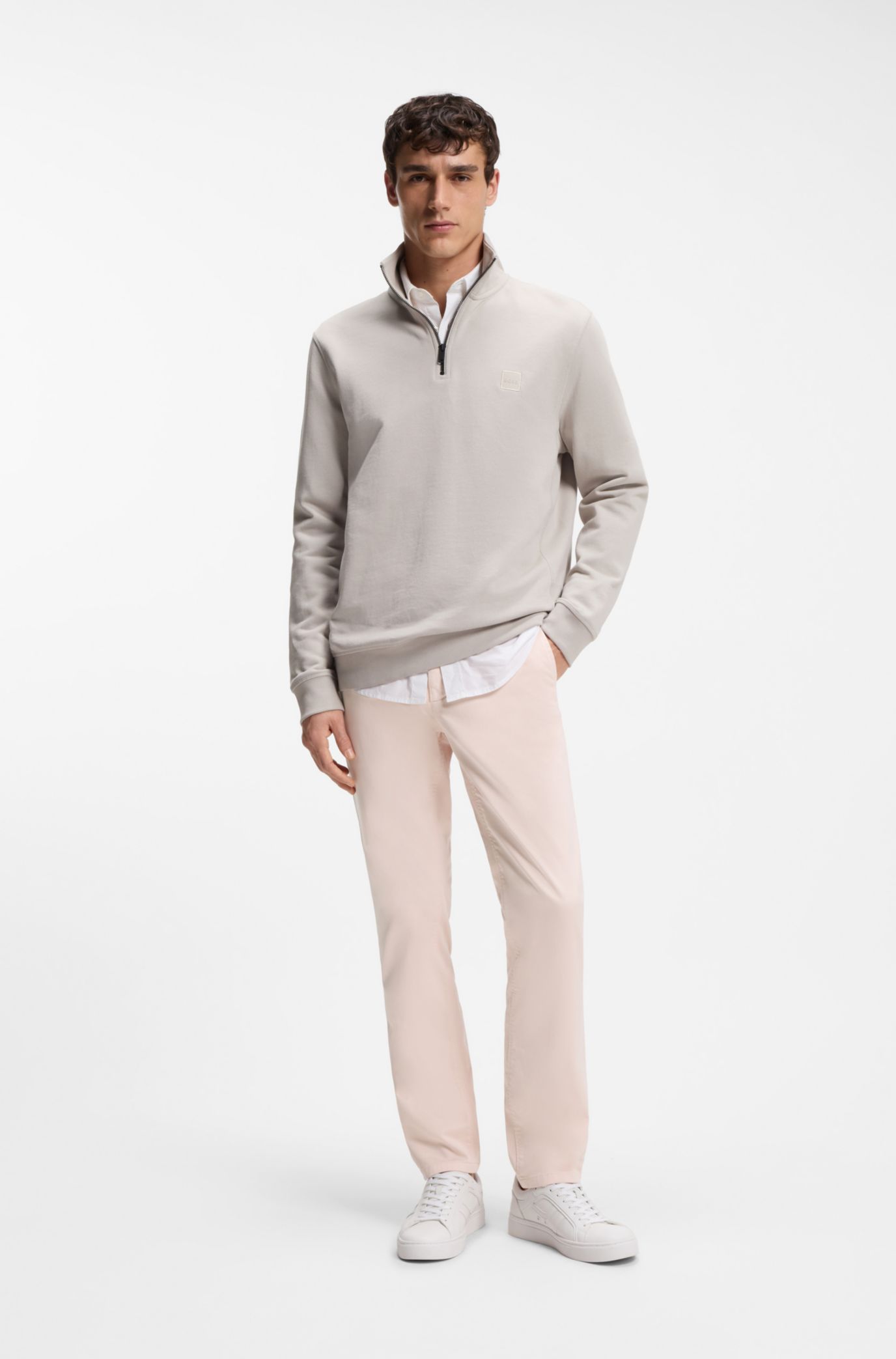 Slim-fit chinos, Light Pink