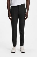 Slim-fit trousers, Black