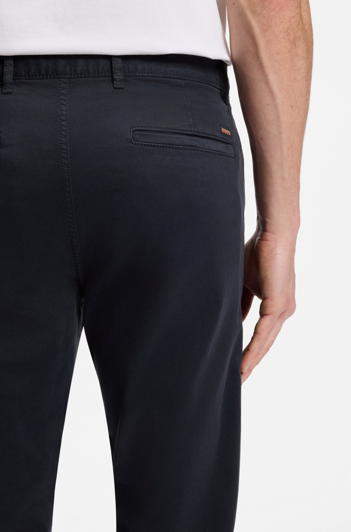 Slim-fit chinos, Dark Blue