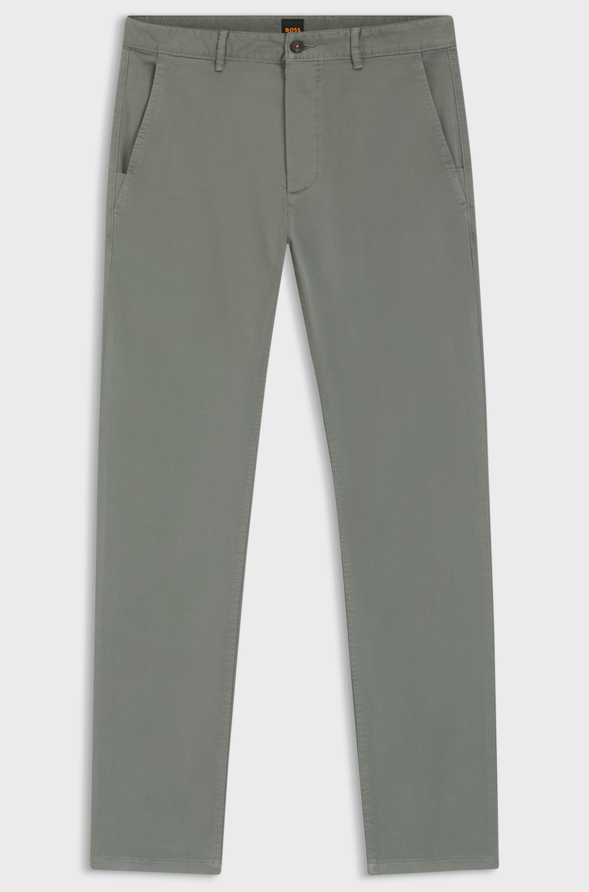 Slim-fit chinos, Light Grey