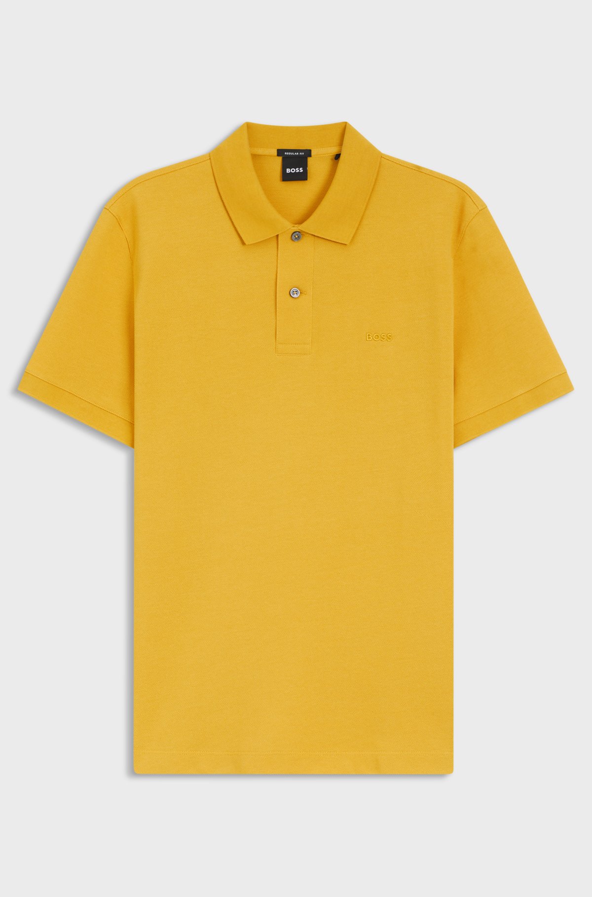 Pallas cotton polo shirt, Yellow