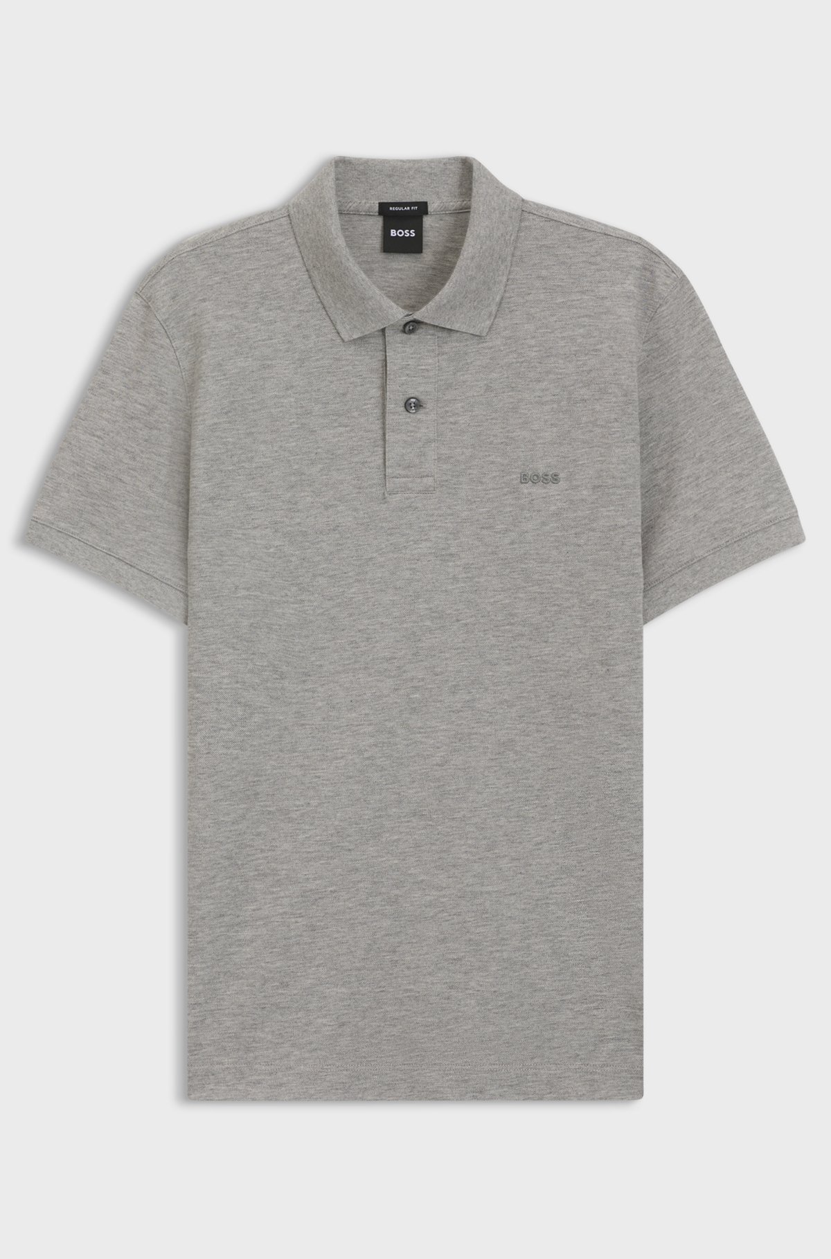 Pallas cotton polo shirt, Grey