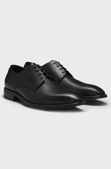 Leather Derby shoes, Black