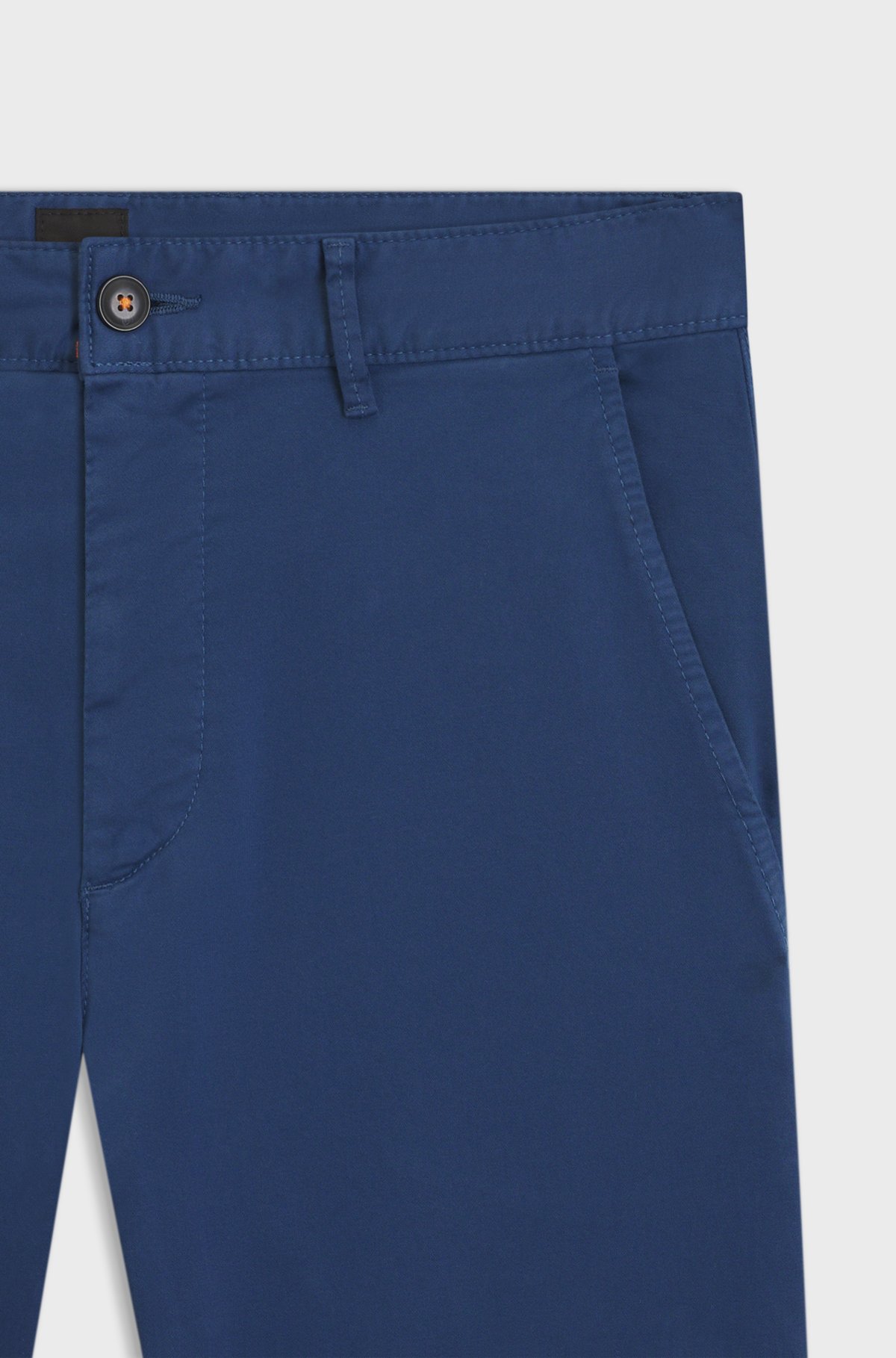 Slim-fit chinos, Blue
