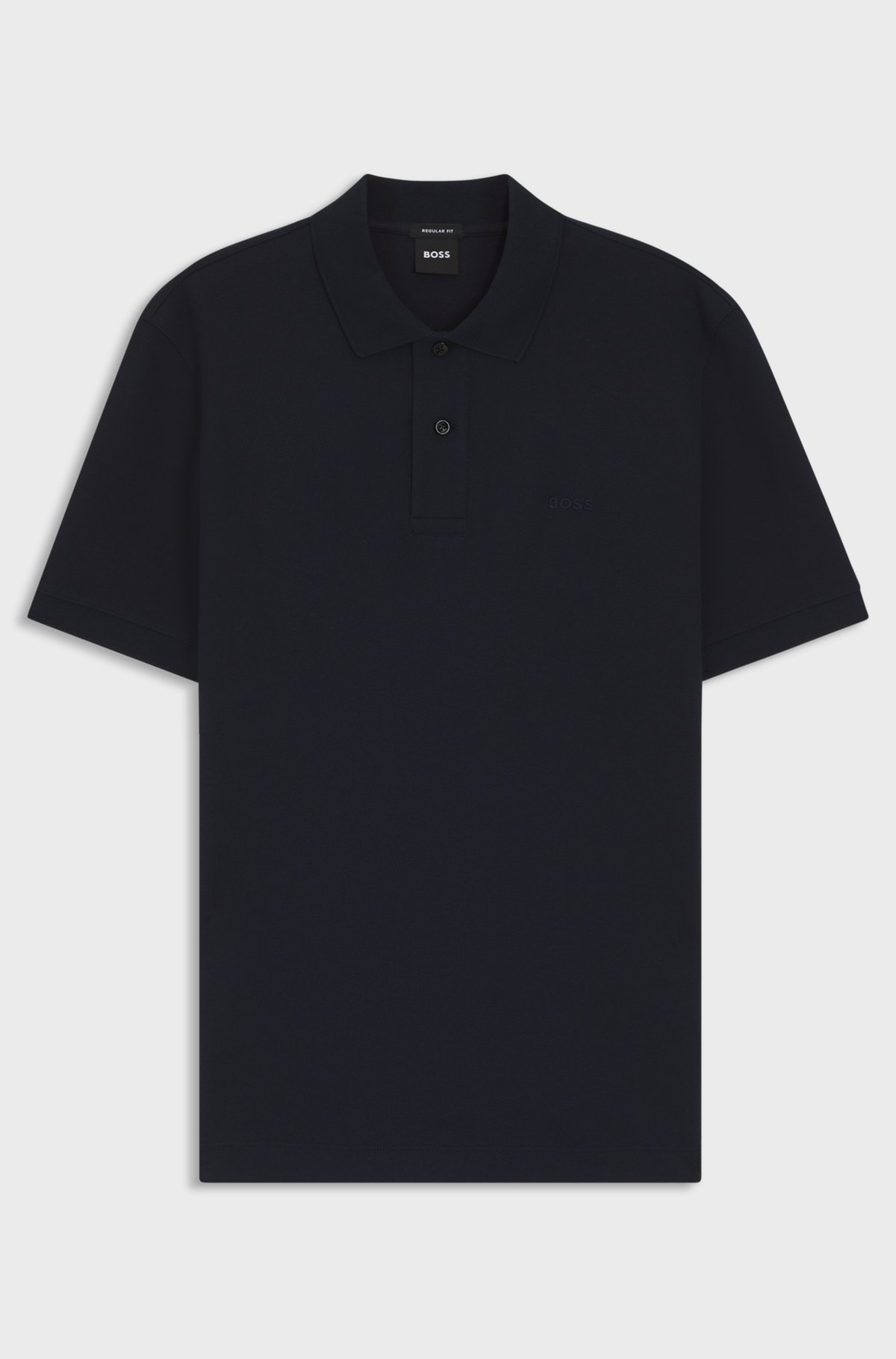 Pallas cotton polo shirt, Dark Blue