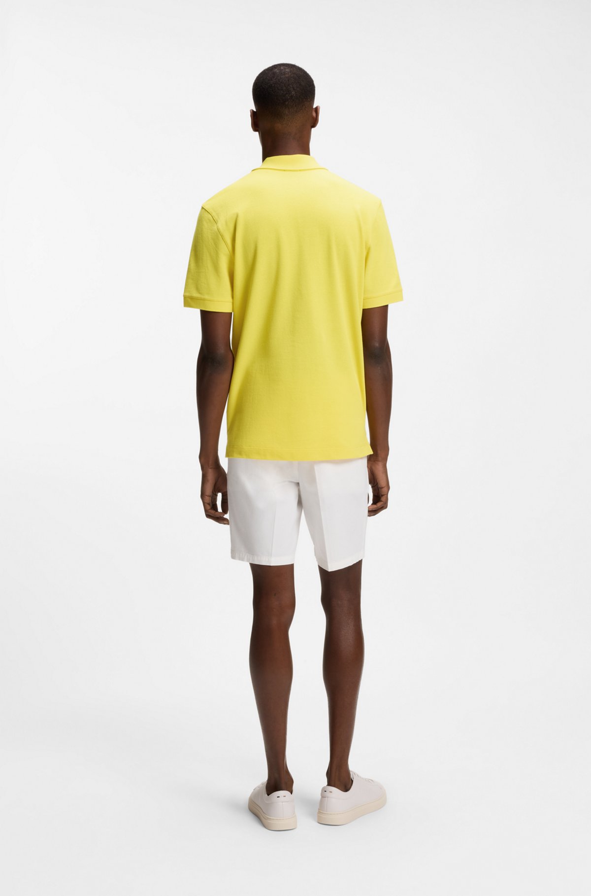 Pallas cotton polo shirt, Yellow