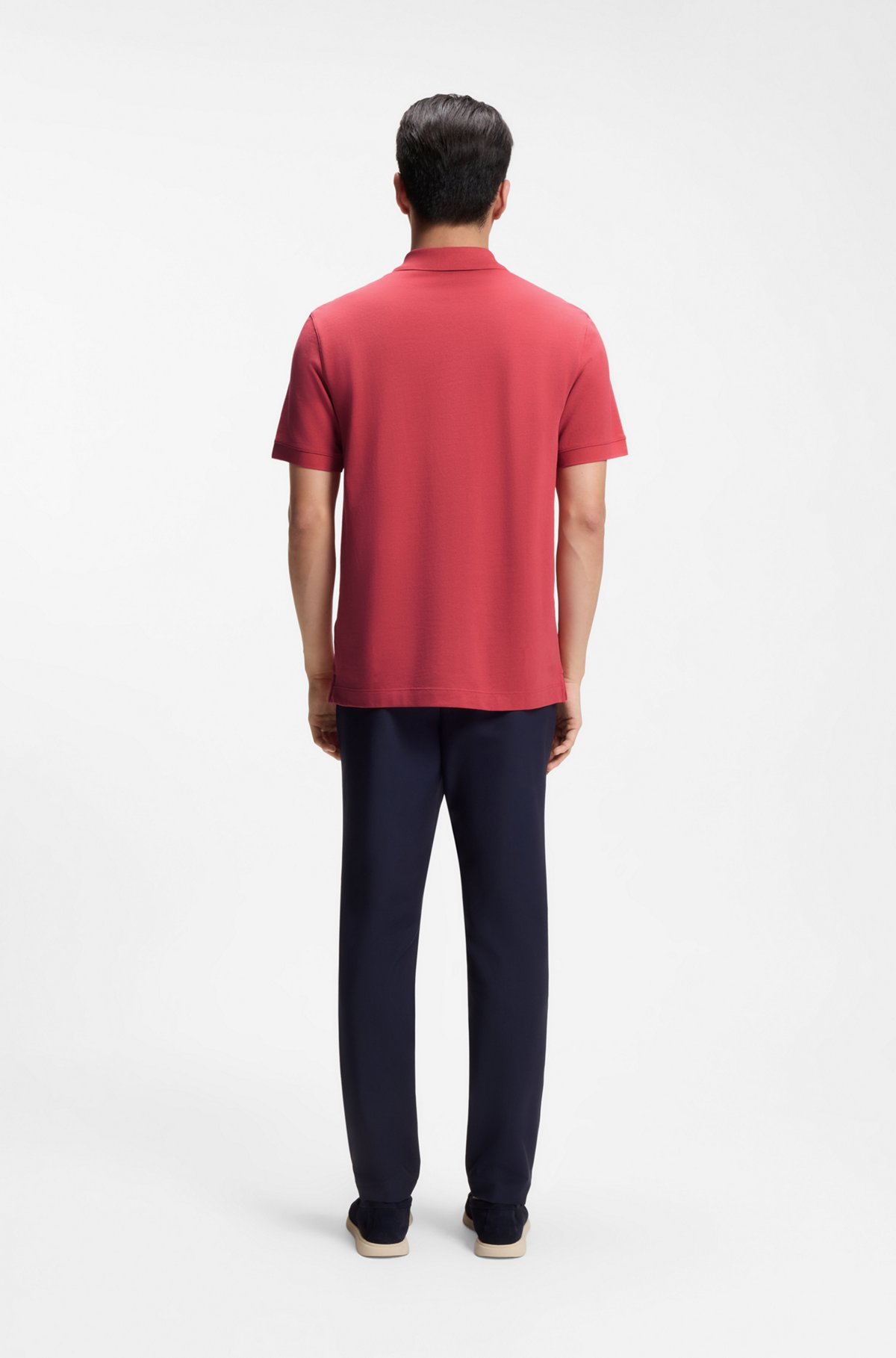 Pallas cotton polo shirt, Red