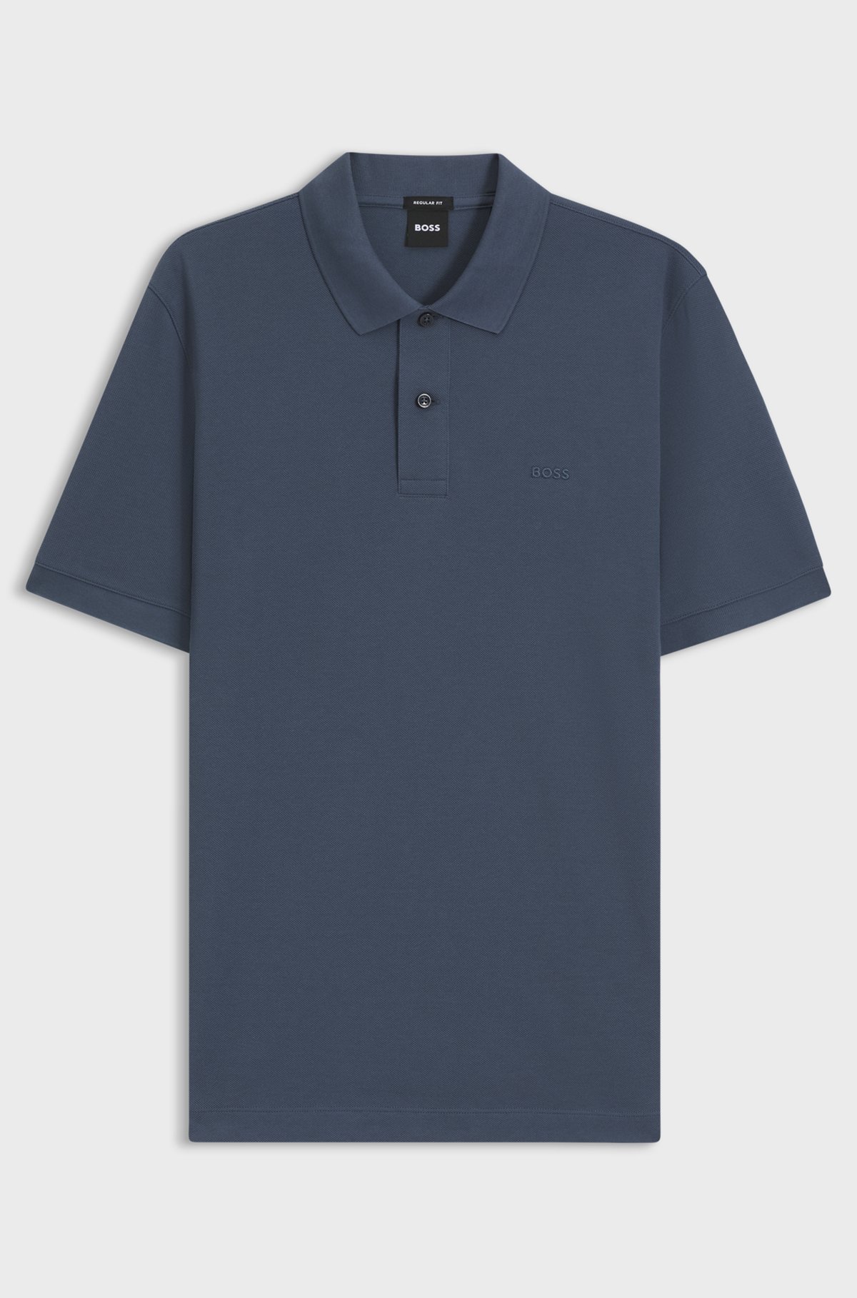 Pallas cotton polo shirt, Dark Blue