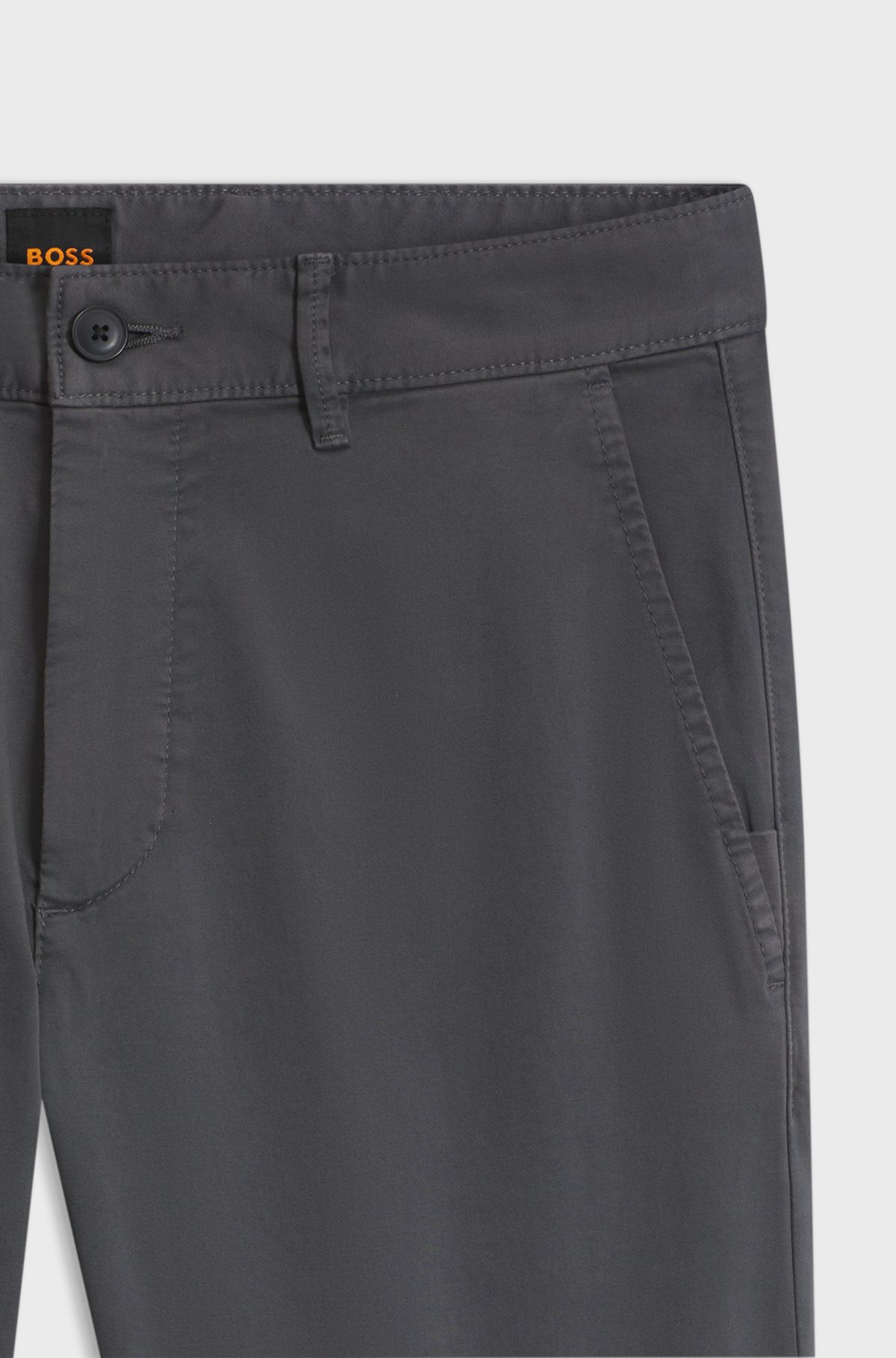 Slim-fit chinos, Dark Grey