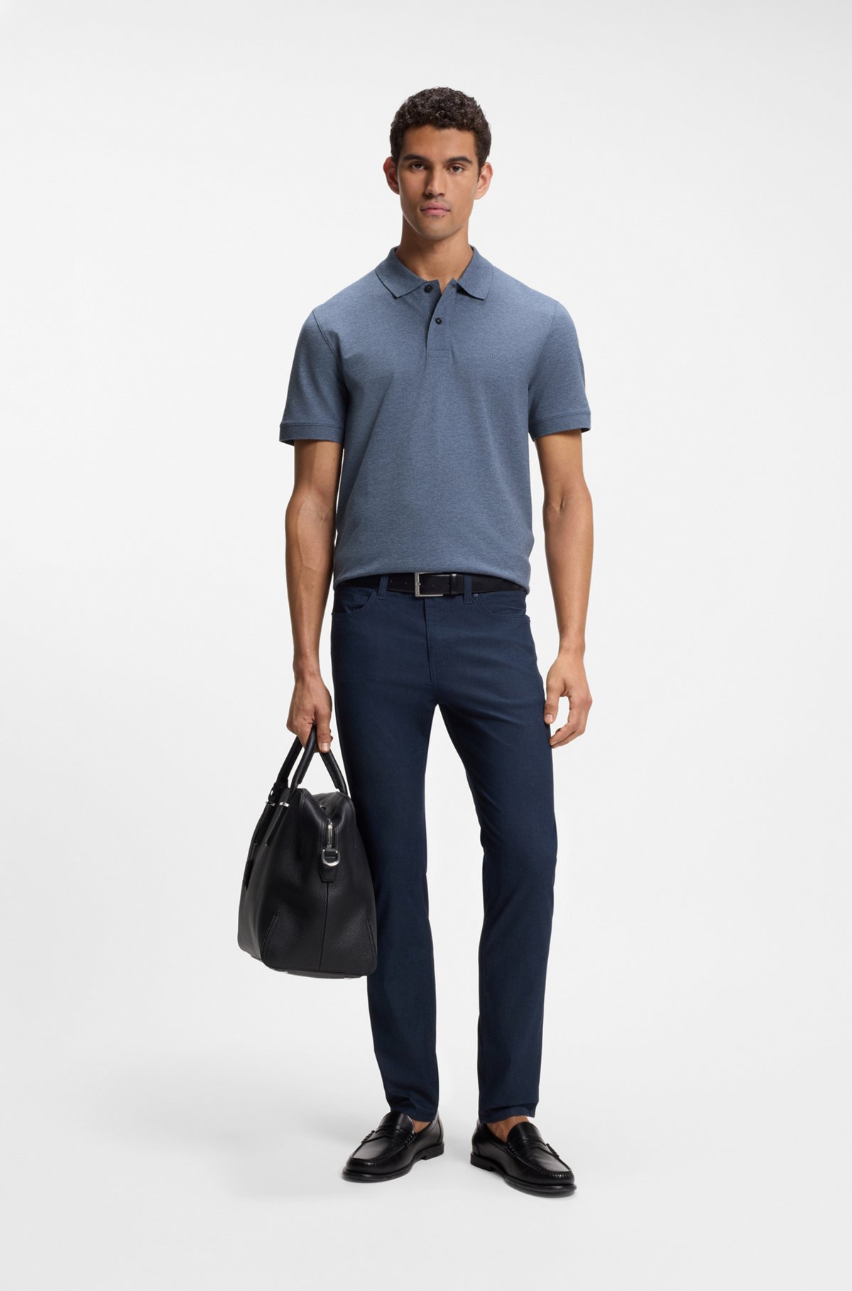 Pallas cotton polo shirt, Blue