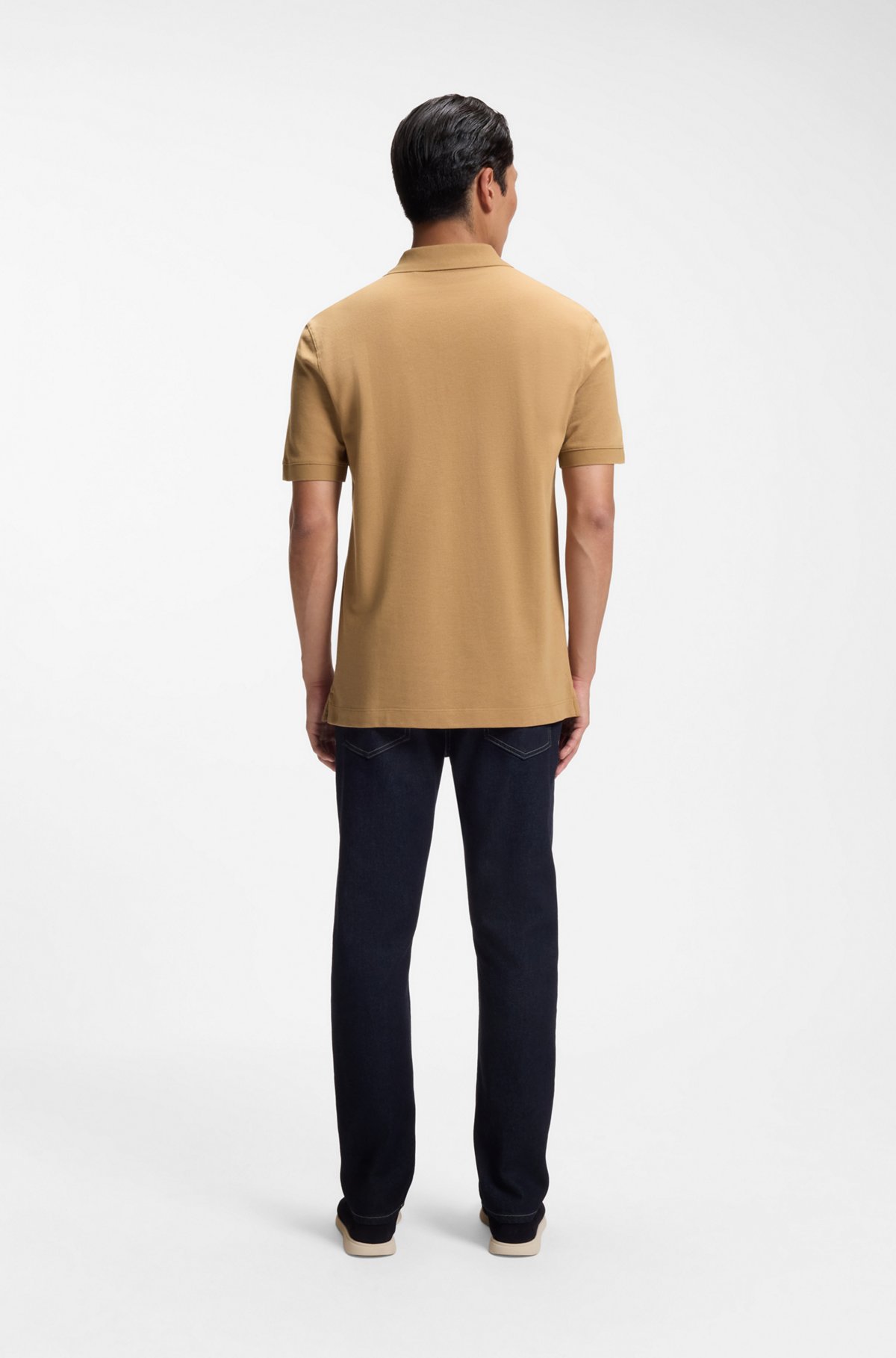 Pallas cotton polo shirt, Beige