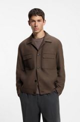Modern-fit jacket, Brown