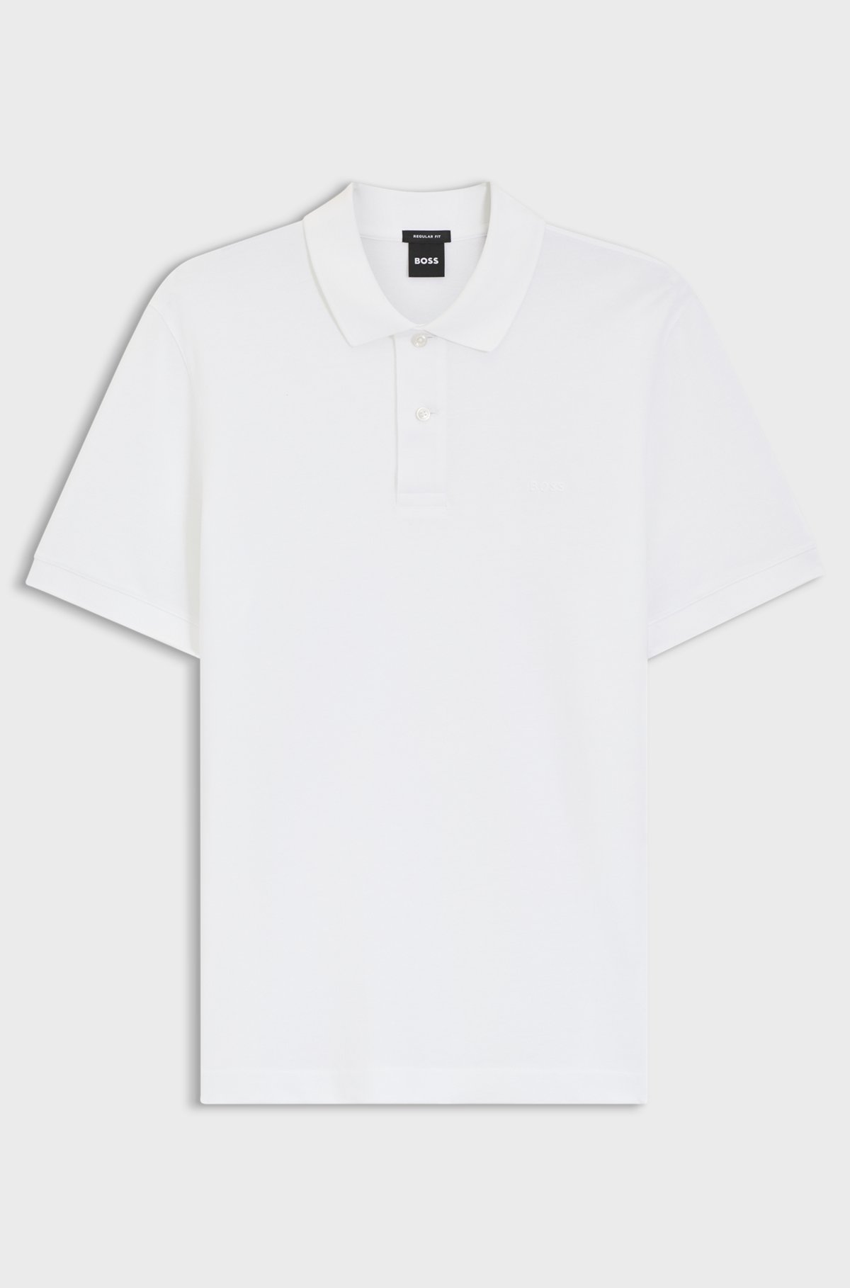 Pallas cotton polo shirt, White